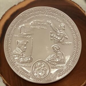 Frankoma White Commemorative Plate 1973